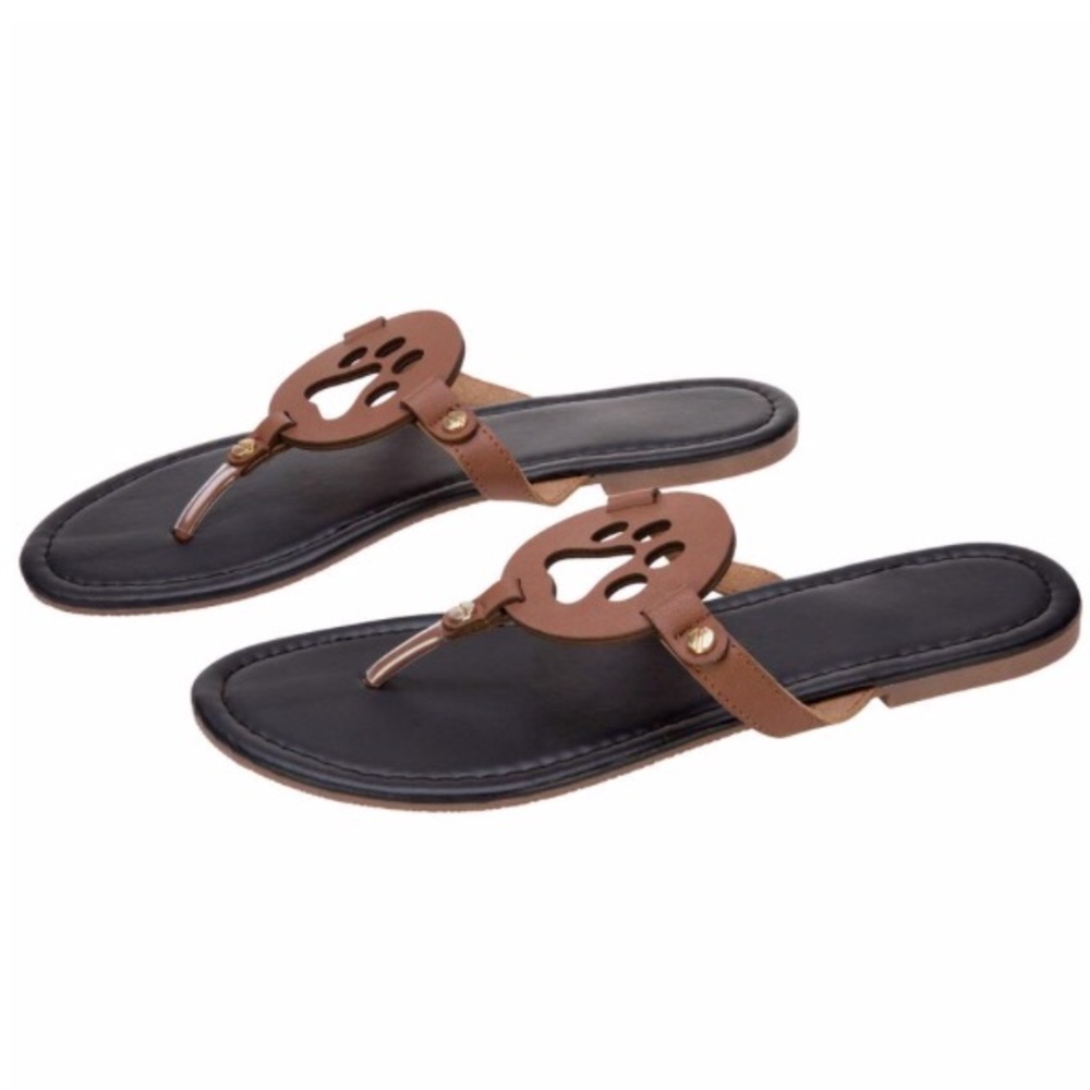 Paw Print Sandals
